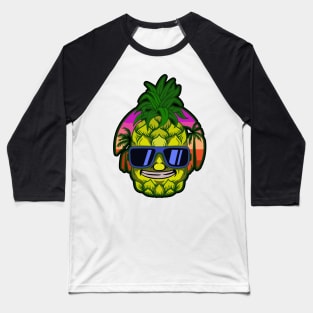 Pineapple Beach Vintage Design Baseball T-Shirt